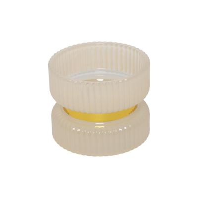 Kandelaar Sybel crème Ø9xH7cm