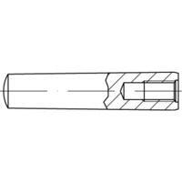 TOOLCRAFT TO-5436906 Conische pen 10 mm Staal 10 stuk(s)