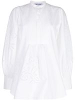 Dice Kayek blouse en coton à broderies - Blanc - thumbnail