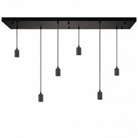 Pendel Savoy zwart 6 lichts