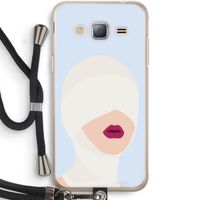 Incognito: Samsung Galaxy J3 (2016) Transparant Hoesje met koord