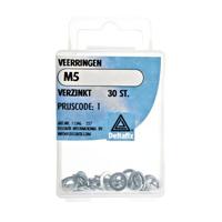 Veerringen m5xvz 30st - Deltafix