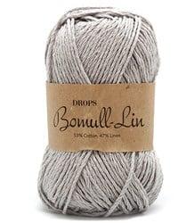 Drops Bomull-Lin Uni Colour 15 Light-grey