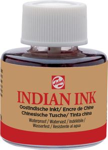 Talens Oostindische inkt, flesje van 11 ml, zwart