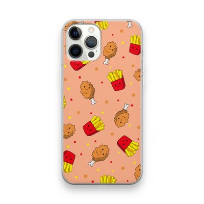 Chicken 'n Fries: iPhone 12 Pro Transparant Hoesje