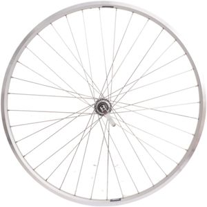 Sunrace Achterwiel 28" / 622 x 19C ZAC19 velg met HBM53 naaf 8/9/10 speed zilver