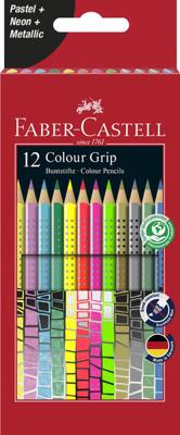 Faber Castell Kleurset GRIP pastel - neon en metallic