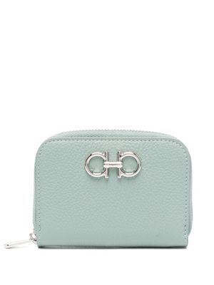 Ferragamo portefeuille Gancini en cuir - Vert