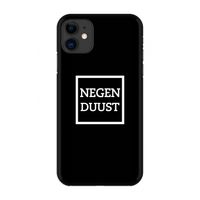 Negenduust black: Volledig geprint iPhone 11 Hoesje