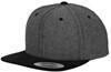 Flexfit FX6089CH Chambray-Suede Snapback - Black/Black - One Size