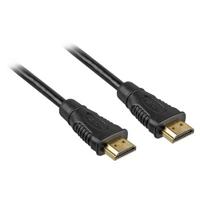 Sharkoon High Speed HDMI kabel met Ethernet kabel 5 meter, 4K, Verguld