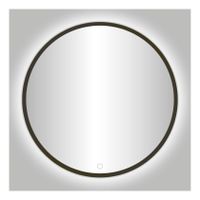 Badkamerspiegel Moya | 60cm | Rond | Indirecte LED verlichting | Touch button