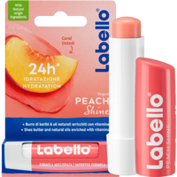 Labello Peach Shine Lippenbalsem - 4,8 g