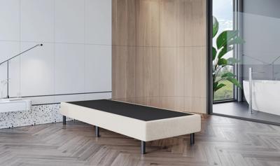 OP=OP Vaste Boxspring Box Zonder Matras 90 x 200 Beige