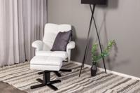Nohr Verstelbare Fauteuil 'Aaricia' Met voetenbank, kleur Greige