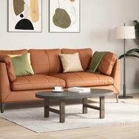 Salontafelpoten naturel staal 2 st 50x(30-31) cm staal