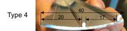 Wiesbaden aluminium afdekstrip 200cm wandprofiel type 4