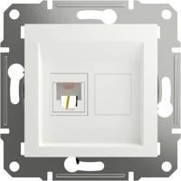 Schneider Electric RJ11-telefoonaansluitdoos Asfora Wit (RAL 9003) EPH4170121D - thumbnail