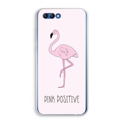 Pink positive: Honor 10 Transparant Hoesje