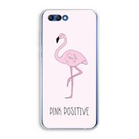 Pink positive: Honor 10 Transparant Hoesje