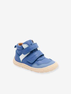 BECKY blotevoeten baskets van leer met klittenband voor meisjes BISGAARD koningsblauw BECKY blotevoeten baskets van leer met klittenband voor meisjes BISGAARD koningsblauw
