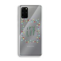 It's Lit: Samsung Galaxy S20 Plus Transparant Hoesje
