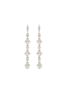 Givenchy Pre-Owned boucles d'oreilles à ornements en cristal (années 2000) - Argent