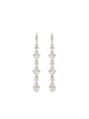 Givenchy Pre-Owned boucles d'oreilles à ornements en cristal (années 2000) - Argent