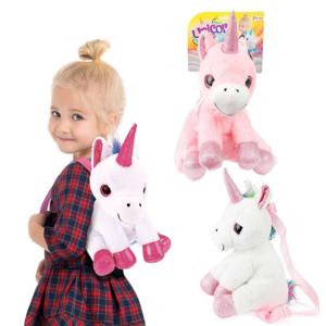 Toi-Toys eenhoorn knuffel rugzak 30 cm