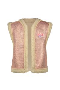 B.Nosy K3 Meisjes gilet pailletten - Gwen - African paars