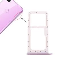 SIM-kaart lade + SIM-kaart lade/micro SD-kaart lade voor Huawei Honor 9i (paars)