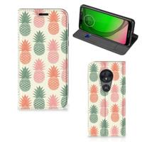 Motorola Moto G7 Play | Flip Style Cover | Ananas