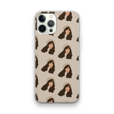 Bonjour mon amour: iPhone 12 Pro Transparant Hoesje