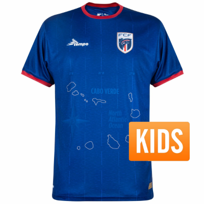 Tempo Sport - Kaapverdië Shirt Thuis 2024-2025 - Kinderen