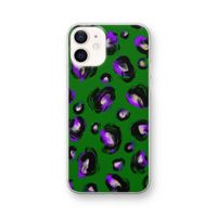 Green Cheetah: iPhone 12 Transparant Hoesje