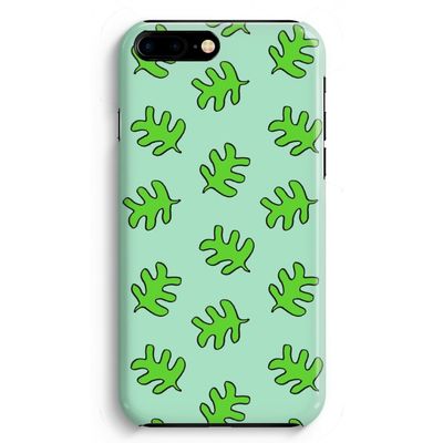 Groene blaadjes: iPhone 8 Plus Volledig Geprint Hoesje