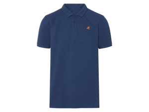 Heren poloshirt (Donkerblauw, L)