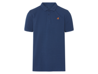 Heren poloshirt (Donkerblauw, L)