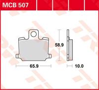 TRW Remblokken, en remschoenen voor de moto, MCB507 Allround organisch