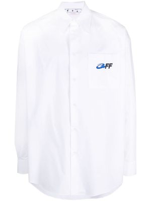 Off-White chemise Exact Opp en coton - Blanc