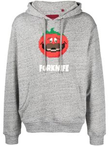 Mostly Heard Rarely Seen 8-Bit hoodie Forknife - Gris