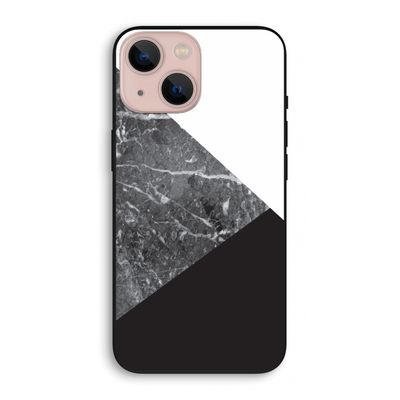 Combinatie marmer: iPhone 13 mini Biologisch afbreekbaar hoesje