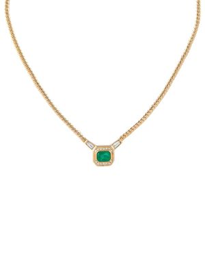 Christian Dior Pre-Owned collier à ornements en pierre pre-owned (années 1980)