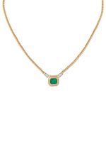 Christian Dior Pre-Owned collier à ornements en pierre pre-owned (années 1980)