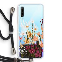 Painted wildflowers: Huawei P Smart Pro Transparant Hoesje met koord