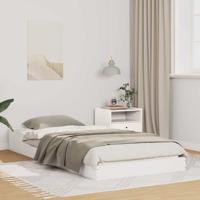 Bedframe Wit 90 x 200 cm Massief grenenhout
