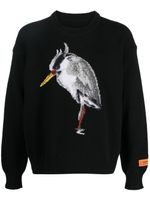 Heron Preston pull en laine mélangée - Noir