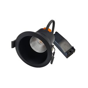 LED Capsule Downlight 6W/9W 2.700K 40º IP44 Zwart