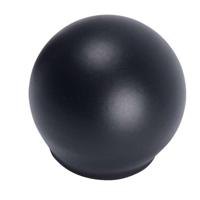 Leen Bakker - 2 Knoppen Bola Ø20mm - Metaal - Zwart