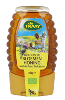 De Traay Bloemenhoning Biologisch Knijpfles
